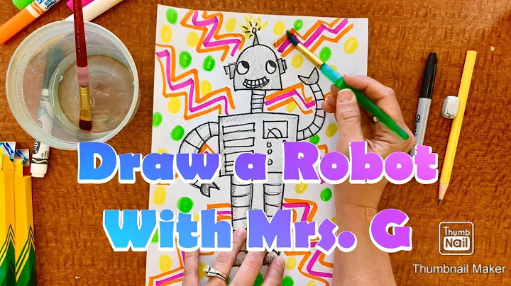 Robot Drawing with Mrs. Gauthier - inspired by Cas...