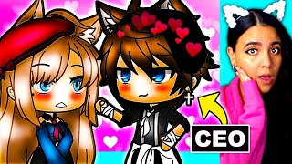 The CEO Fell In Love With Me?!  Gacha Life Mini Movie Love Story Reaction