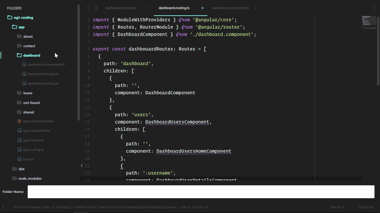 [Routing Angular 2 Application] Lesson 18 Dashboard section - YouTube