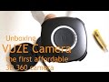 Unboxing of the vuze camera the first affordable 3d 360 camera with 4k resolution