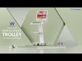 Waldent Heavy-Duty Dental Utility Trolley For Intraoral Camera - 4