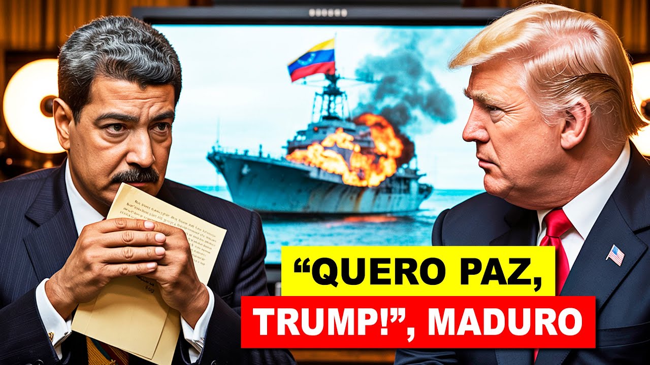 Nicolás Maduro RECUA e envia carta para Donald Trump pedindo paz!