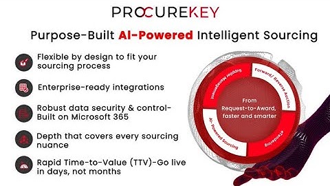 ProcureKey: Run RFx, Auctions & Awards on One Smart AI Platform