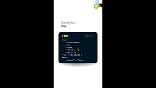 COALESCE() in SQL - Analytics fatta in casa #shorts