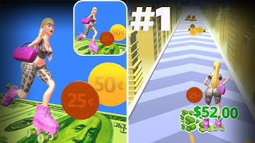 Money Roller ASMR - New Release - Hyper Hybrid Casual - Gameplay Walkthrough (iOS & Android)