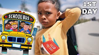 Jayden's First Day Of Preschool!!! So Cute!!