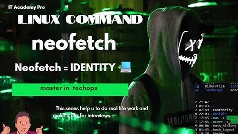 Neofetch — Linux Identity in One Command | DevOps + Hackers + Aesthetic