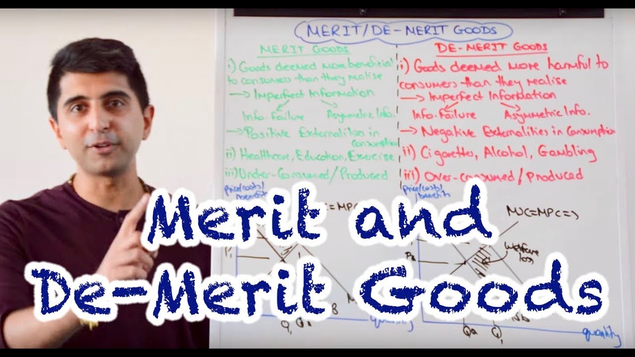 Y1/Ib 24) Merit And De-Merit Goods - Imperfect Information