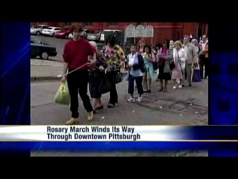 Rosary March Held In Downtown Pittsburgh