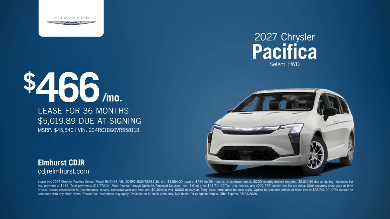 In-Market Chrysler 08/19/2026 7855565 - YouTube