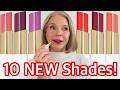Revlon Glass Shine Lipstick | Swatching & Trying on ALL 10 NEW SHADES