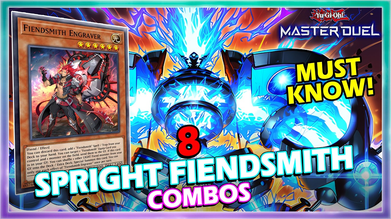 8 SPRIGHT FIENDSMITH MUST KNOW COMBOS IN YUGIOH MASTER DUEL