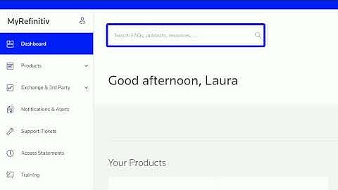 MyRefinitiv Tour: A high level two minute overview of key features