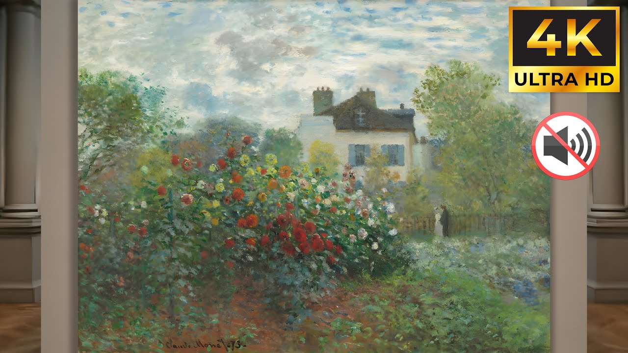 Turn Your TV Into Timeless Art | 4K TV Art | The Artist’s Garden in Argenteuil | 3 Hours