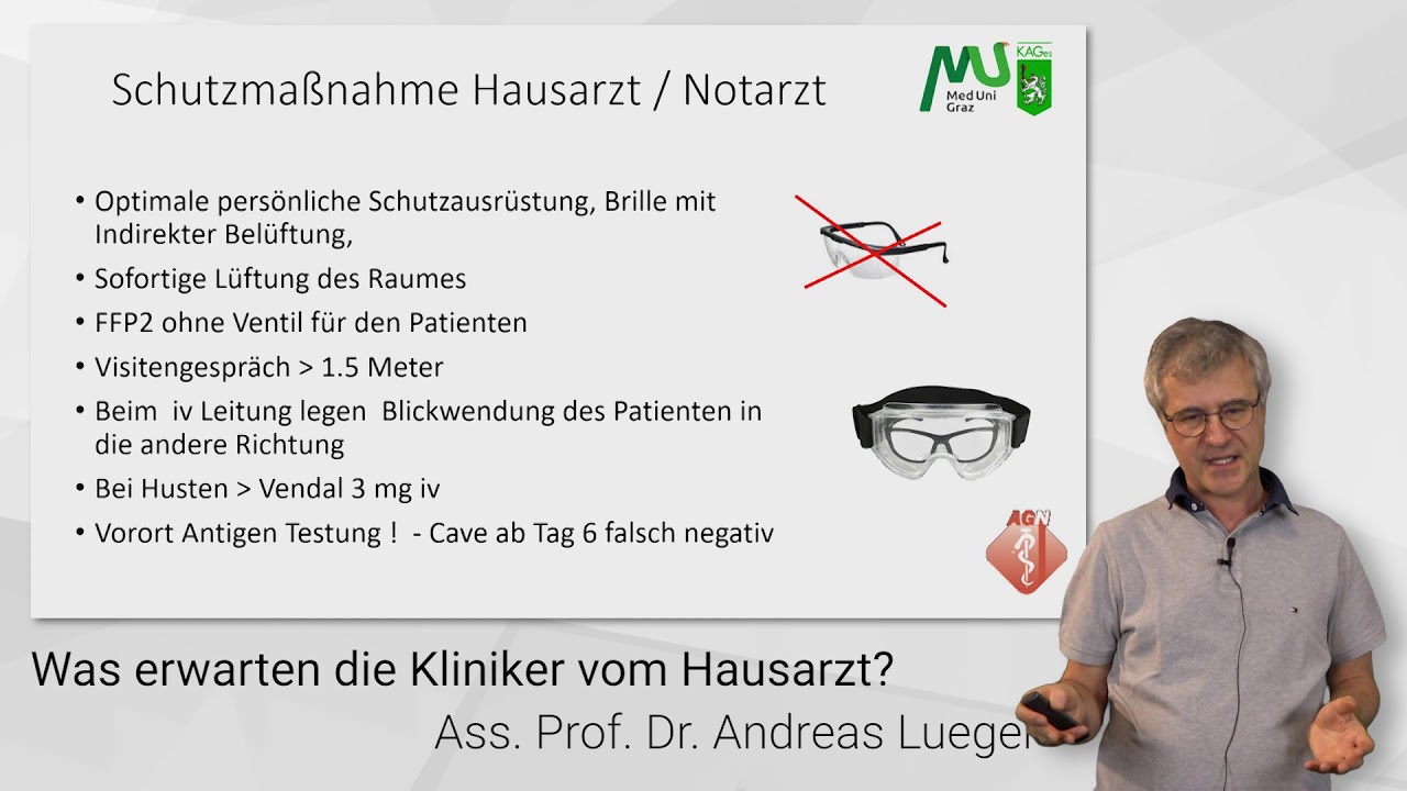 Update Was erwarten Spitalsärzte von niedergelassenen Ärzten in der COVID-19 Pandemie - Andreas Lueger