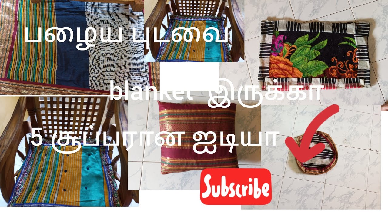 old saree & blanket best reuse idea 5 no cost home organization waste