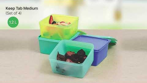 Fridge container Tupperware Keep Tab Medium