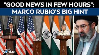 Marco Rubio In India News | "Good News In Few Hours": Top US Diplomat Gives Big Iran Hint From India