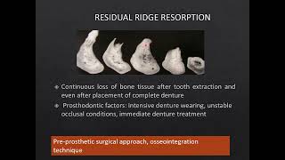 SEQUELAE OF WEARING COMPLETE DENTURES AND THEIR MANAGEMENT