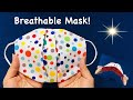 Breathable mask in a new style:The fabric does not touch the mouth area/Simple Tutorial/Make at home