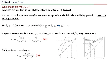O que é a razão de refluxo?