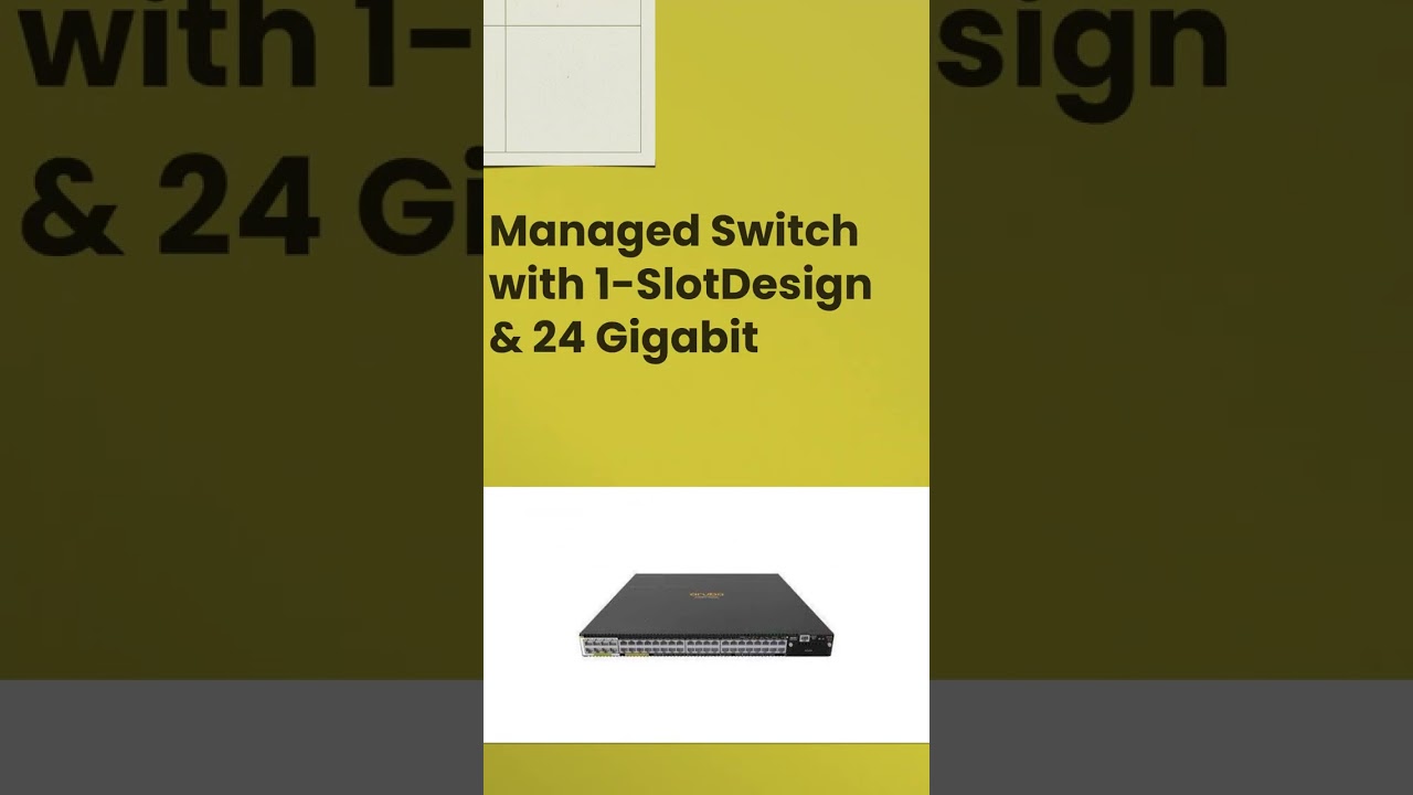 JL071A HP Aruba 3810M Rack-mountable Gigabit Ethernet Switch