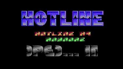 Commodore 64 demo: Hotline - Snow Strike import (1989)