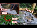 DIY, EASY and CHEAP waterfall feature, Styrofoam and expanding foam. Part 2