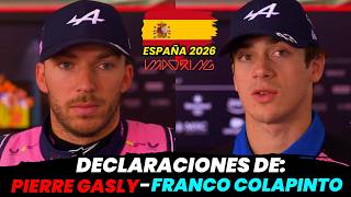 English Interview | Post-Qualifying | A SAD PIERRE GASLY AND A HAPPY FRANCO COLAPINTO |