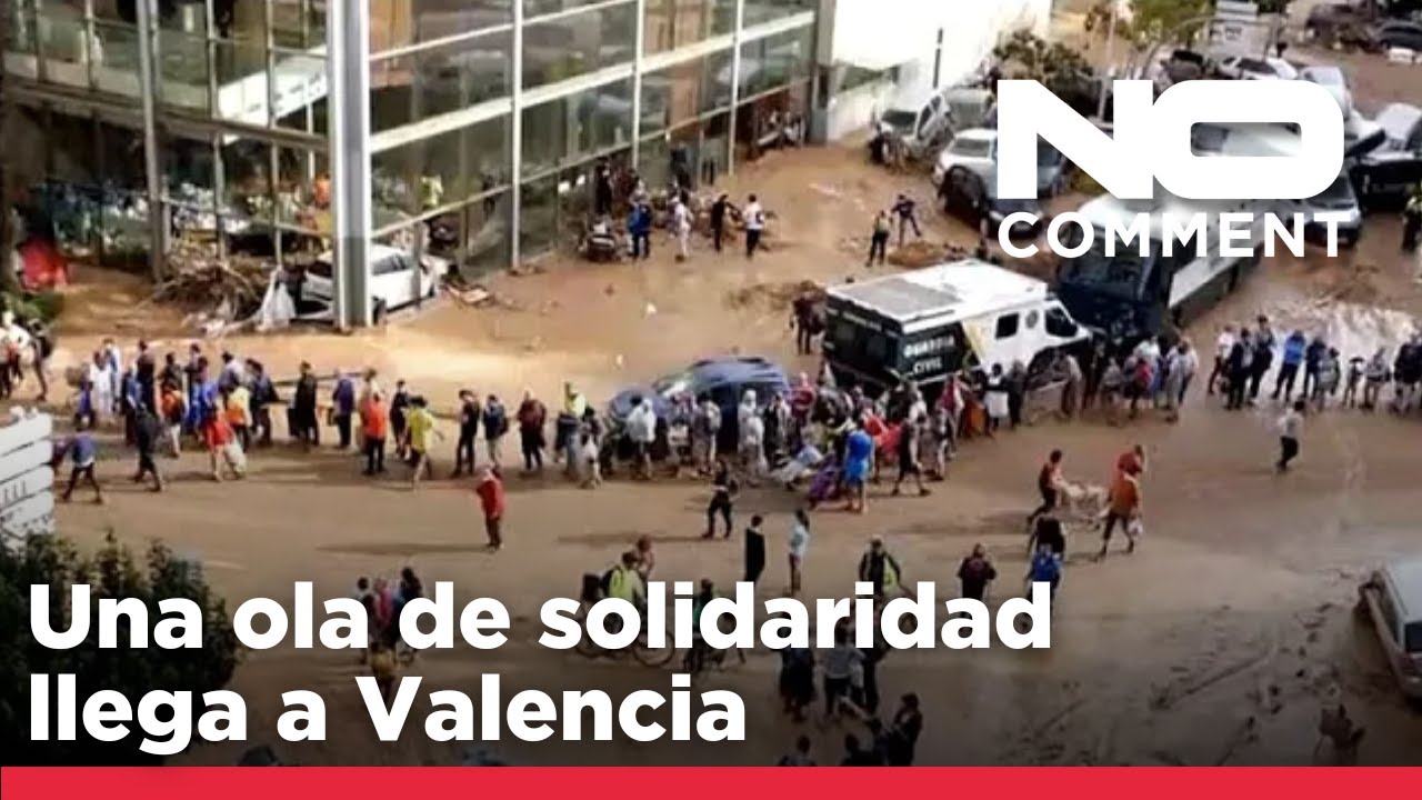 NO COMMENT: Una ola de solidaridad tras la DANA de Valencia, así se organizan los voluntarios