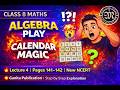 Calendar Magic EXPOSED! 😲 | Class 8 Maths | Algebra Play | Fun with Grids l Page 141–142