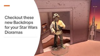 Star Wars Cardstock Cantina unboxing and review (3 3/4 scale)