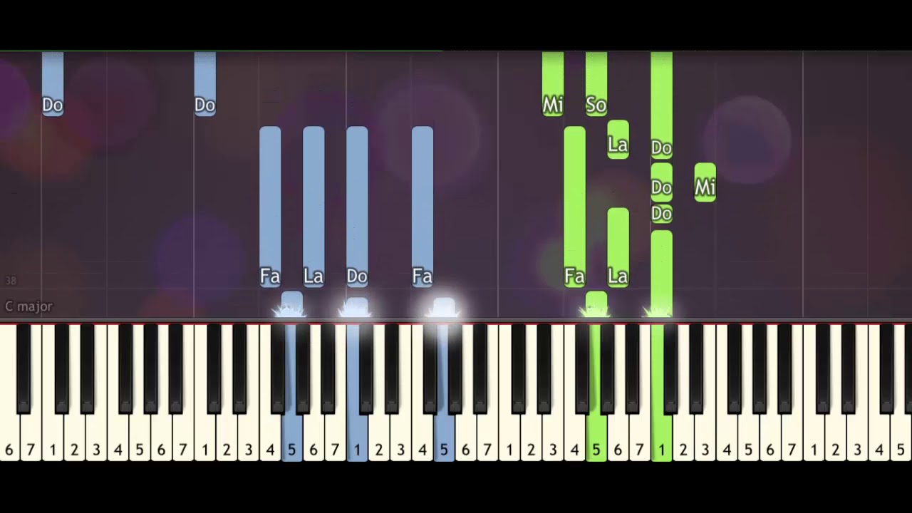 Fall Out Boy – Bishops Knife Trick (piano tutorial) synthesia acoustic [Piano Sheet Music]