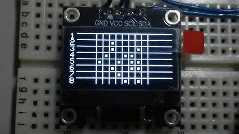 Recycled Mouse Scroll Wheel Rotary Encoders, OLED display and Arduino, 8x8 Matrix Interface