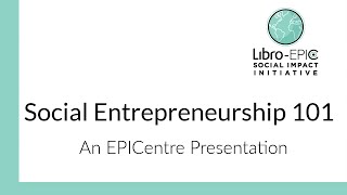 Social Entrepreneurship 101