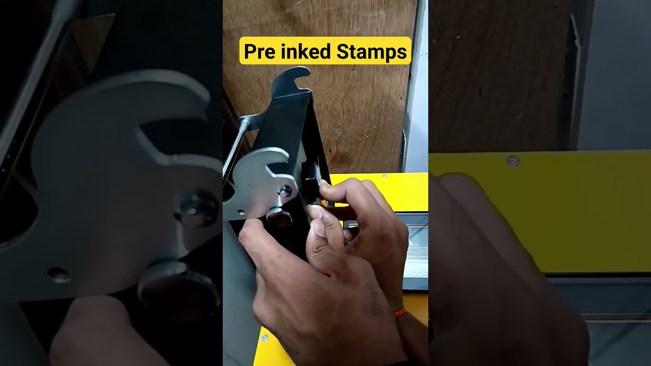 how to Pre inked Stamps work 