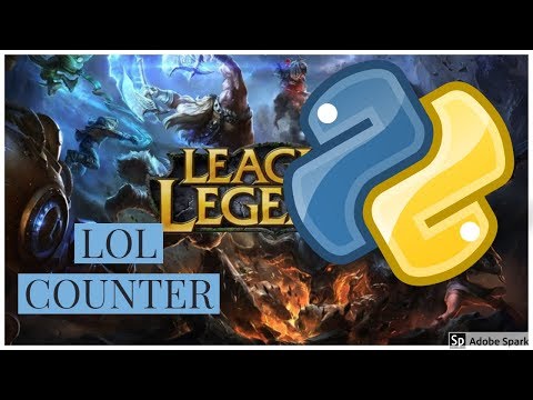 Creating a league of legends counter in python