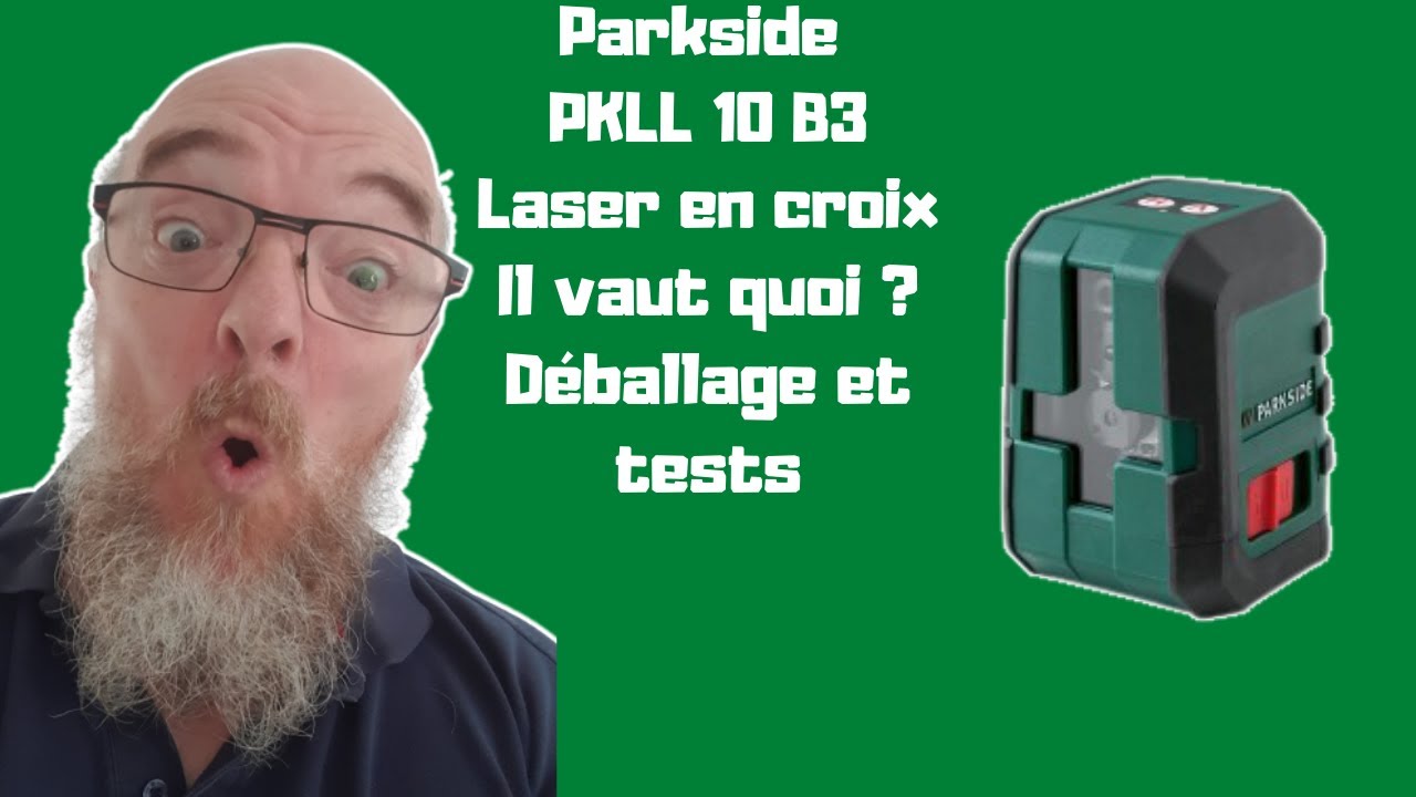 PARKSIDE® Niveau laser en croix avec trépied PKLL 10 B4