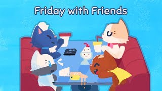 Super Cat Tales: Friday with Friends (Cute Animation) screenshot 5