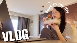 days in my life VLOG | 上班→出差✈️、分享切西瓜大法🍉、醬蟹拌飯🦀