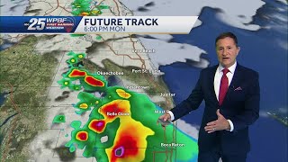 Isolated strong storms possible across South Florida