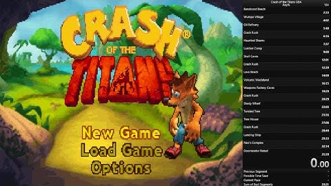 Crash of the Titans GBA Any% Runs