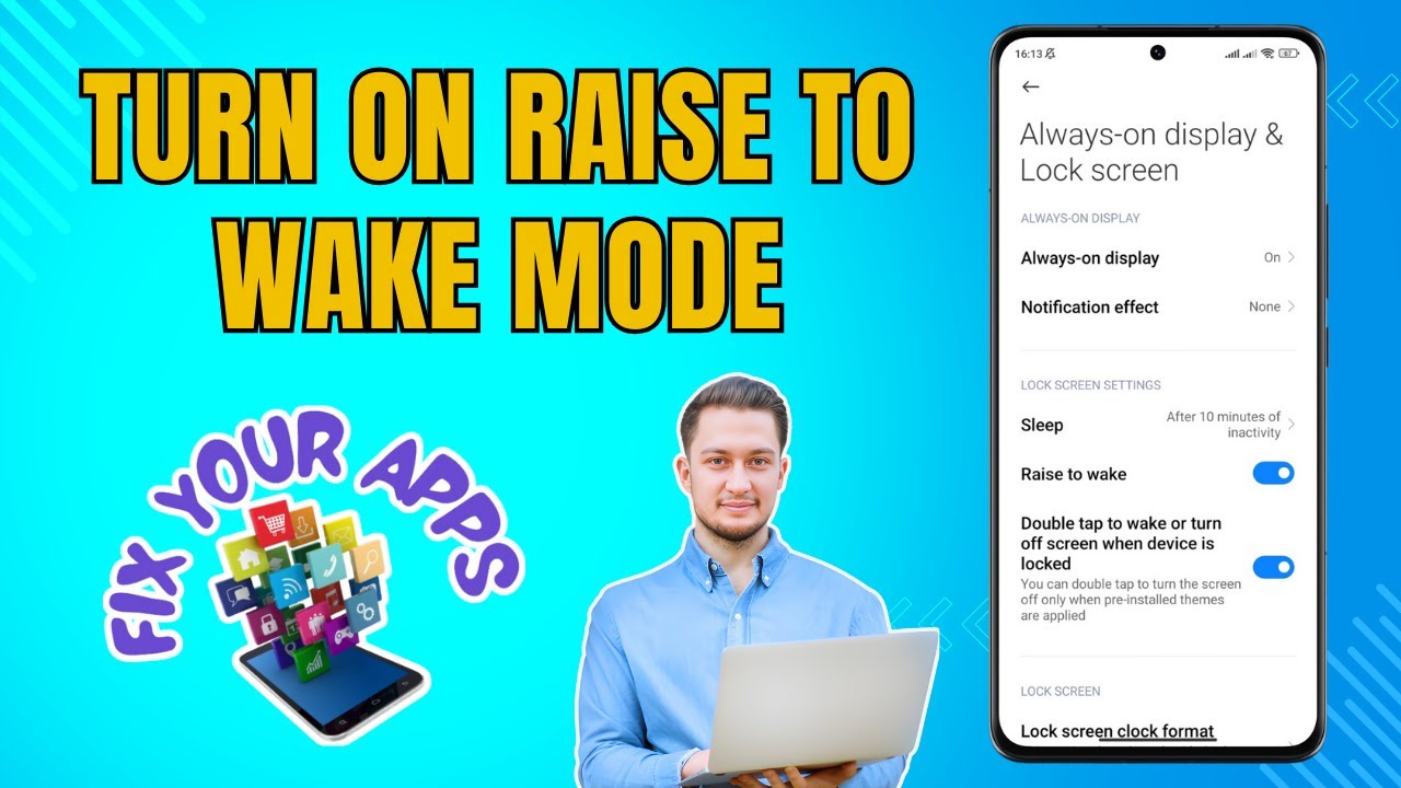 How to Turn On the Raise to Wake Mode on Android
