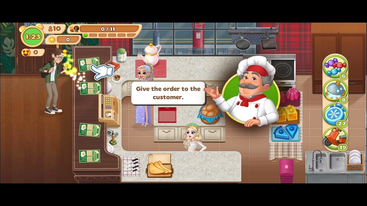 Cooking Diary: Circus Star: Royal Breakfast Restaurant. Level 1