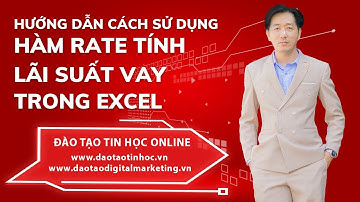 Hướng Dẫn Cách Sử Dụng Hàm RATE Tính Lãi Suất Vay Trong Excel Dễ Dàng Và Hiệu Quả - Daotaotinhoc.vn