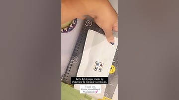 Unboxing the all new Nara Smart Reusable Notebook | Smart Notebook Vs Regular Notebook