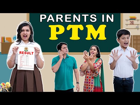 PARENTS IN PTM | Types of Parents during parent teacher meeting | Aayu and Pihu Show