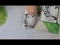 Рисуем вензеля на ногтях/роспись на ногтях/дизайн ногтей/Nail art painting