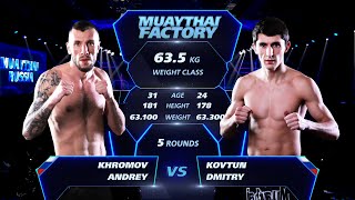 Muaythai Factory Кемерово 05.02.22 Хромов Андрей vs Ковтун Дмитрий