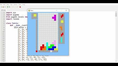 【テトリス】自作テトリスで遊んでみた【Python】